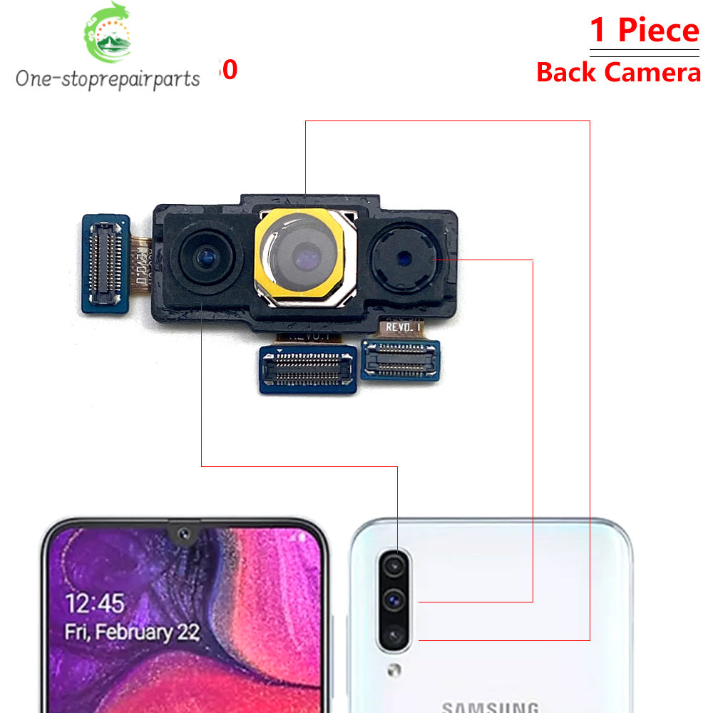 New Rear Main Back Camera Front Camere Flex Cable For Samsung A10 A20 A30 A40 A50 A60 A70 A80 A10E Samsung phone repair parts
