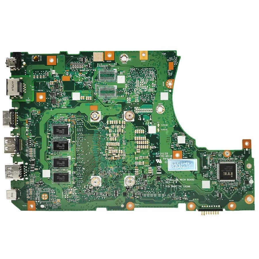 X556UA Motherboard For ASUS X556UV X556UJ FL5900U VM591U A556U X556UB X556UQ X555UV X556UR X556UQK X556U Mainboard I3 I5 I7  ASUS laptop repair parts