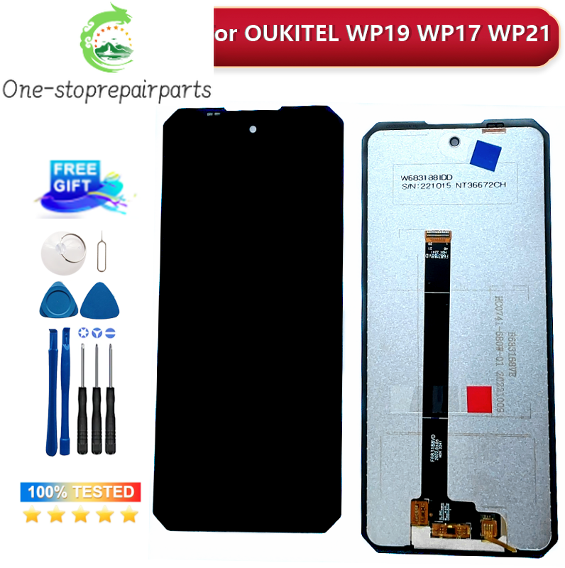 New Original For Oukitel WP19 WP17 WP21 WP27 LCD Display+Touch Screen Sensor Replacement for Oukitel WP21 Ultra Original Display Other brand Phone repair parts