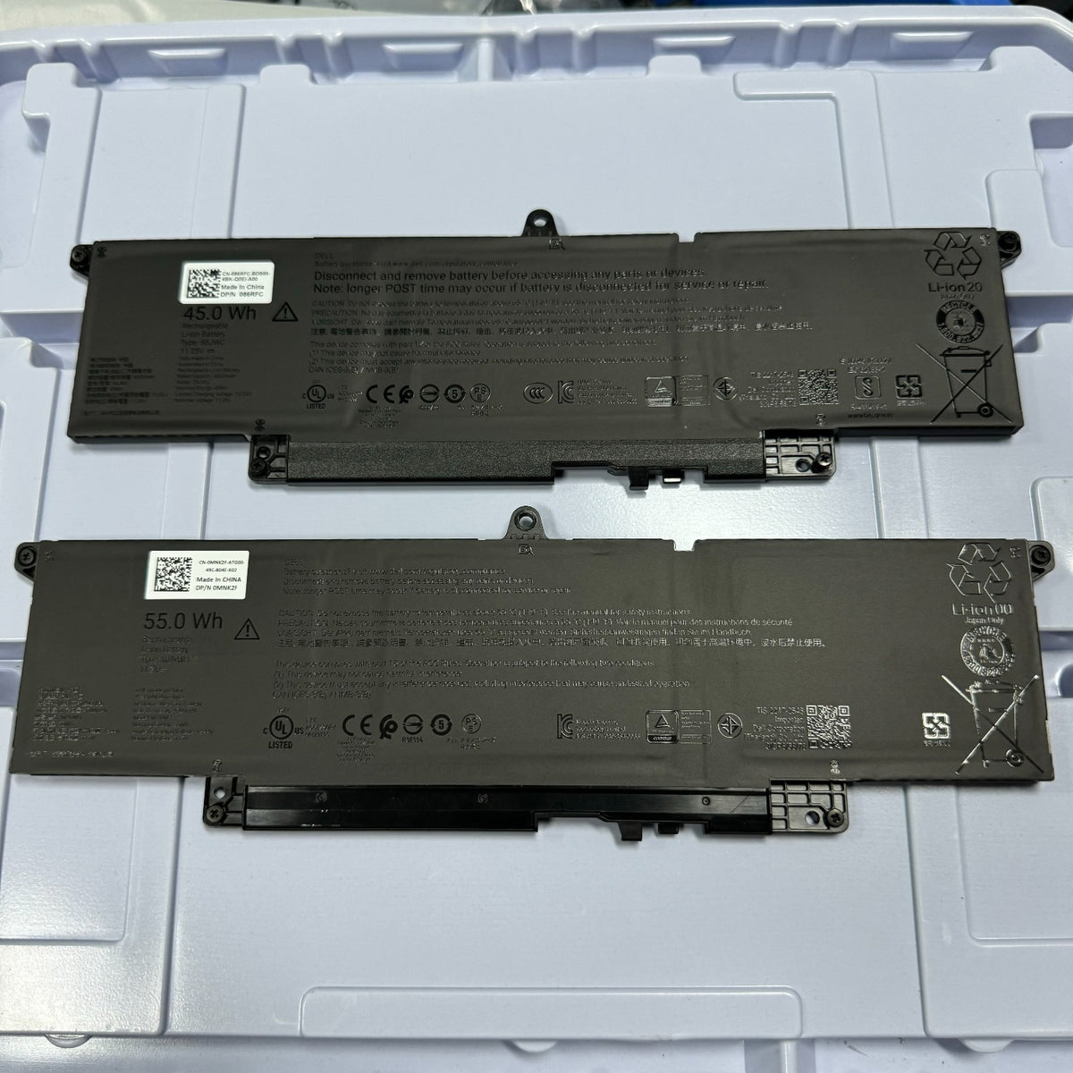 Battery For Dell Pro 16 CGR6V 086RFC 0MNK2F 55JWC W8YWH Dell laptop repair parts