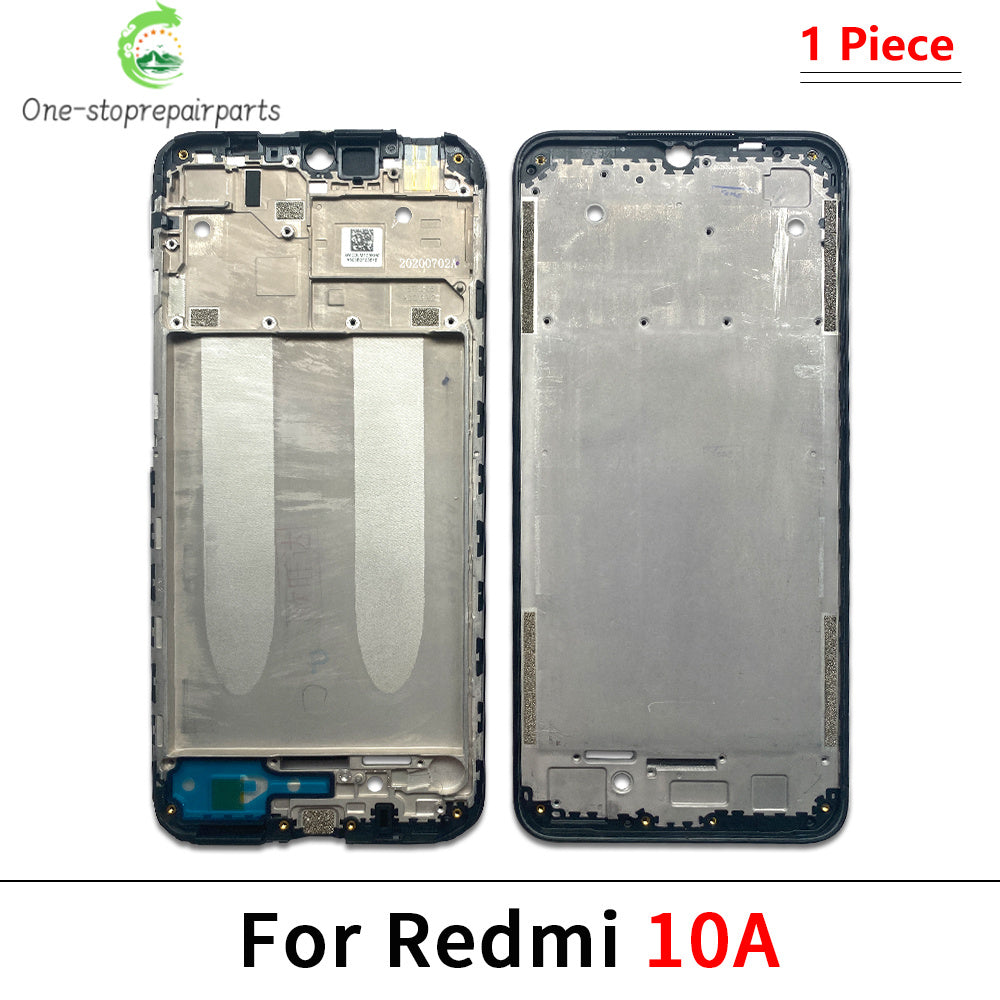 10Pcs Middle Frame Housing For Xiaomi Redmi 7A 8 8A 9 9A 9C 9T 10 10A 10C 12 12C 4G 5G Middle Frame Bezel Plate Cover Rear Bezel  Xiaomi  Xiao mi phone repair parts