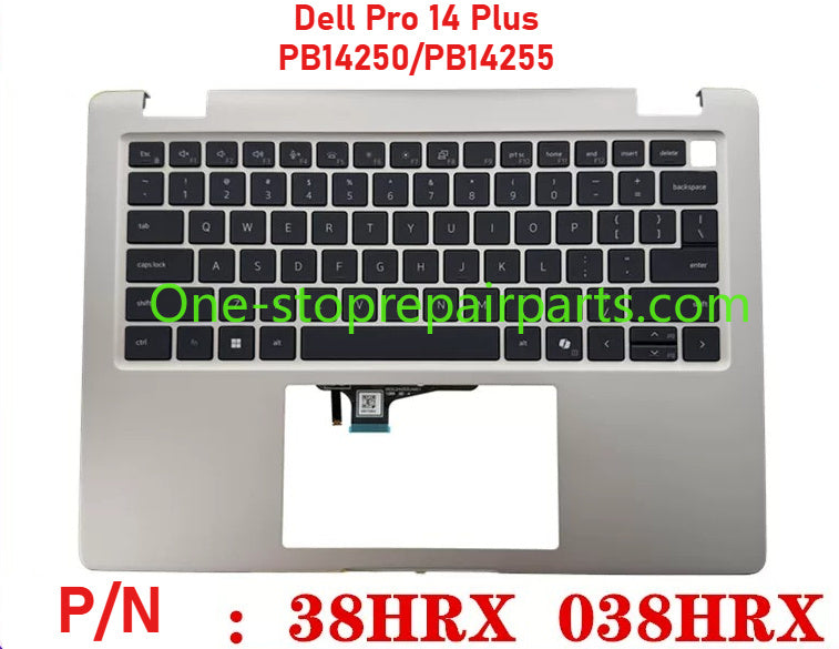 Cover case for Dell Pro 14 Plus PB14250 PB14255 lcd bck housing bezel palmrest topcase keyboard bottom cover 0FC6WM 0V9KJV 0KP5GX 0H2R8R 038HRX