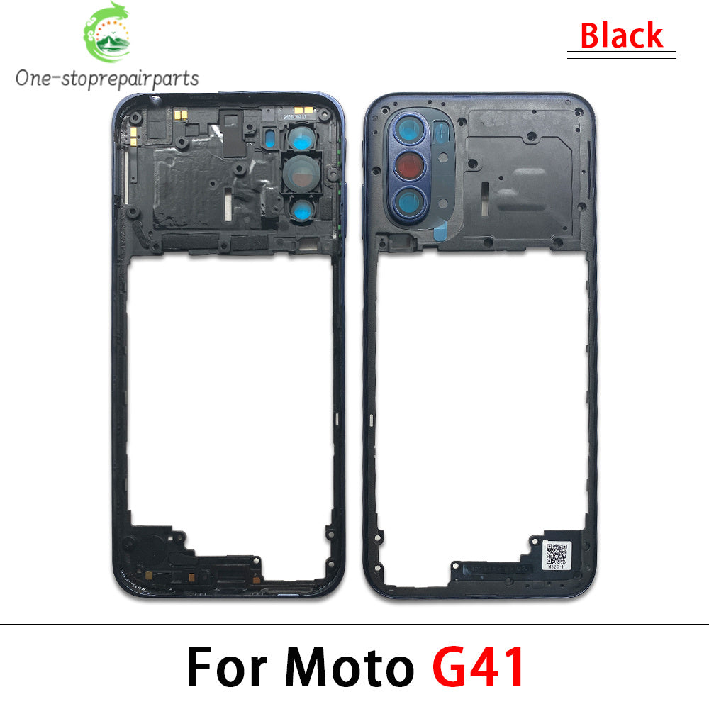 10Pcs/Lot, New For Motorola Moto G13 G23 G53 G31 G41 G71 G50 5G  Housing Middle Frame Bezel Middle Plate Cover Motorola phone repair parts