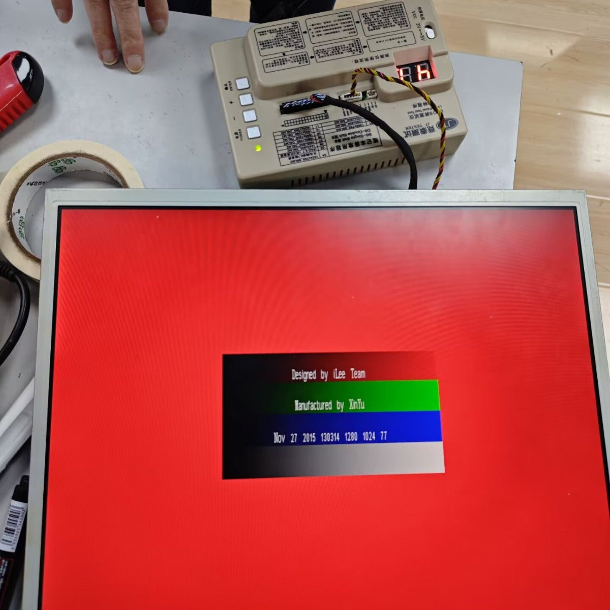 77 Programs LVDS LCD Screen display Tester Laptop LVDS Panel Test Tester Tool Laptop Repair tools