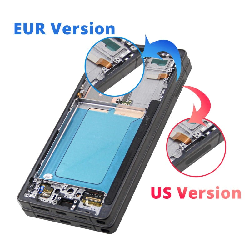 AMOLED For Samsung Galaxy S25 Ultra S938B S938B/DS S938U LCD Display Touch Screen Digitizer Assembly Replacement 100% Tested Samsung phone repair parts