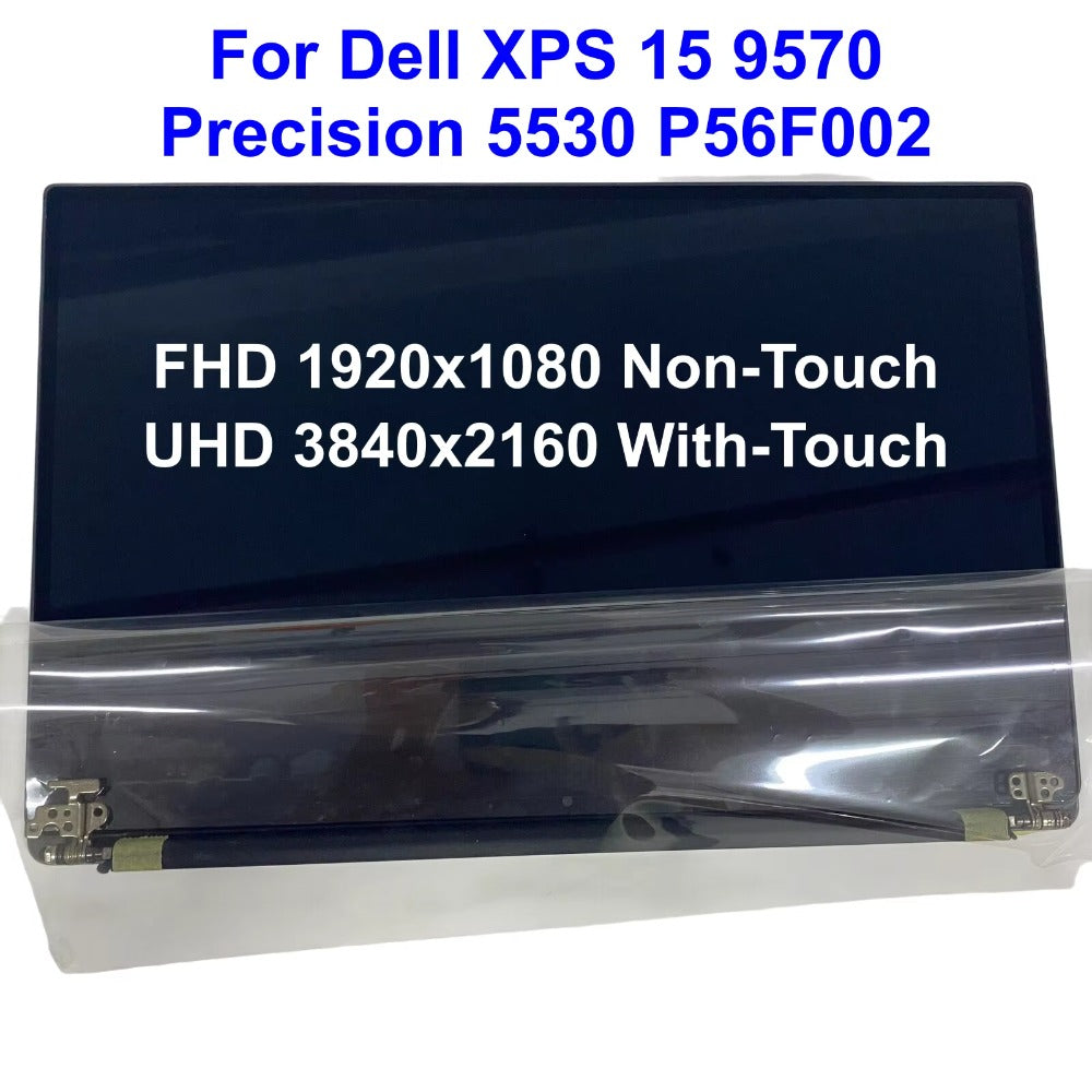 15.6 inch For Dell XPS 15 9570 Precision 5530 P56F002 UHD Touch & FHD Non-Touch LCD Screen Complete Assembly Upper Part Dell laptop repair parts