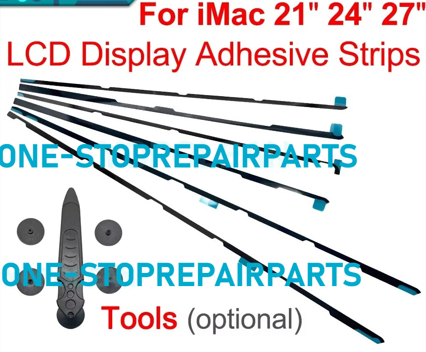 New LCD Display Adhesive Strips Sticker Tape with Opening Tool Kit For iMac 21.5" A1418 A2116 27" A1419 A2115 24" A2438 A2439 iMac repair parts