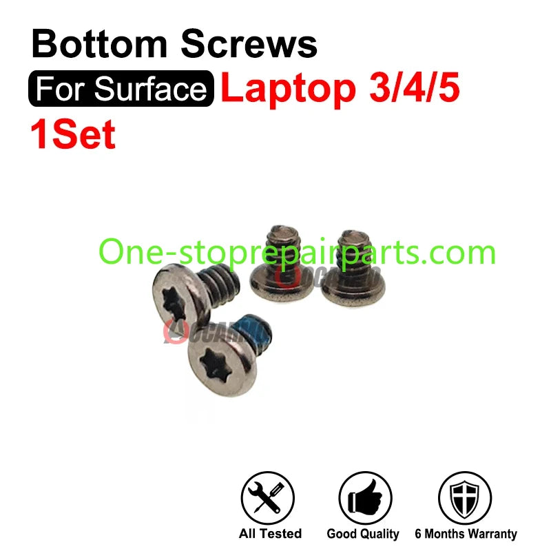 For Microsoft Surface Laptop 3 4 5 Laptop3 Bottom Screw 1Set Screws Replacement Part  Microsoft Surface Laptop repair parts