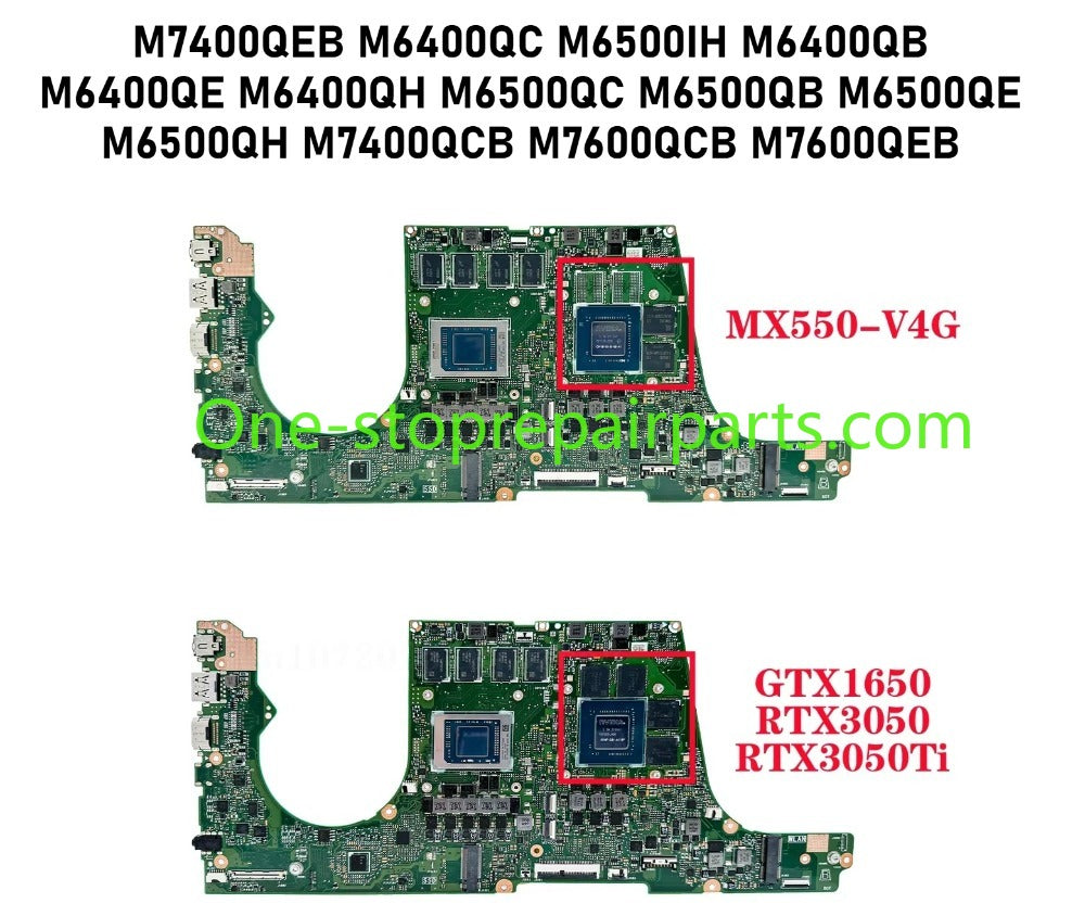 FULL Tested M7400QEB M6400QC Laptop Motherboard M6500IH M6400QB M6400QE M6400QH M6500QC M6500QB M6500QE M6500QH M7400QCB M7600QCB M7600QEB ASUS laptop repair parts