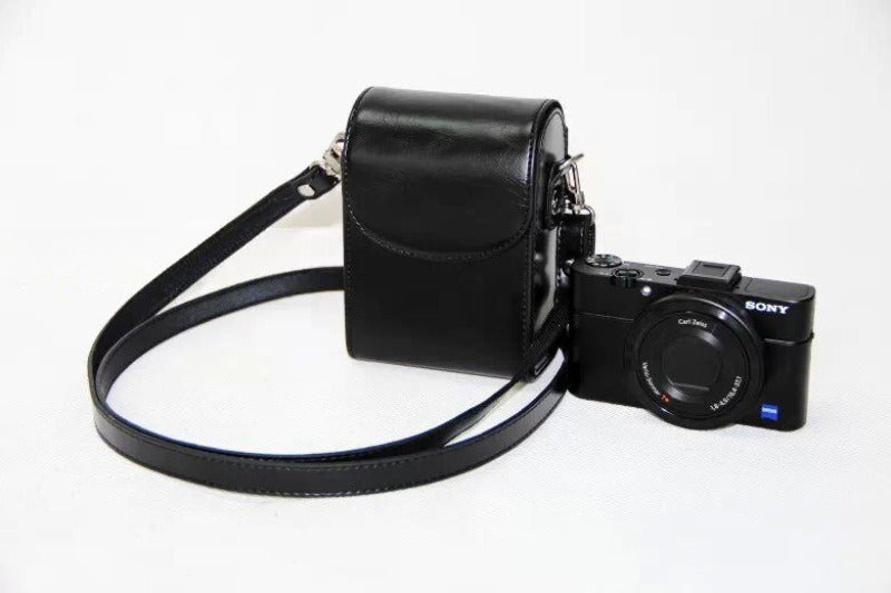 Card machine digital camera bag for Canon Sony Nikon Samsung Panasonic Fuji Olympus leather case Digital camera accessories