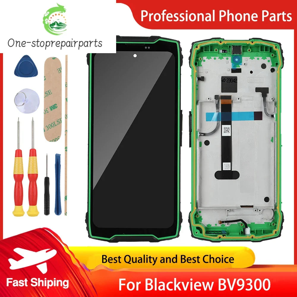 New Original Touch Screen for Blackview BV9300 Pro 2388x1080 6.7 Inch LCD Display Digitizer Assembly with Frame and Tool Blackview phone repair parts
