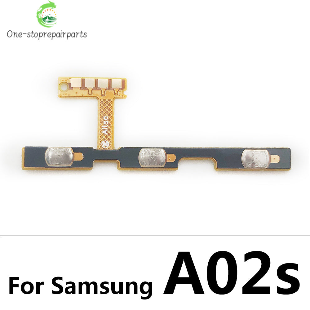 Power On Off Volume Side Button Key Flex Cable For Samsung A02 A02S A04 A04s A32 A52 A72 A03s A03 Core A13 A22 A33 A53 A73 4G 5G Samsung phone repair parts