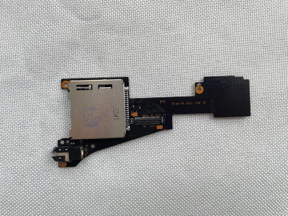 Replacement Repair Parts for Switch NS Switch Lite NS OLED Game Console Card Slot with Headset Motherboard PCB for Fan Game console repair parts