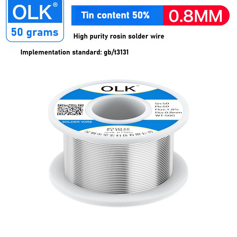 High purity solder wire 63 low temperature with flux rosin core welding household electric soldering iron lead-free solder wire Repair tools