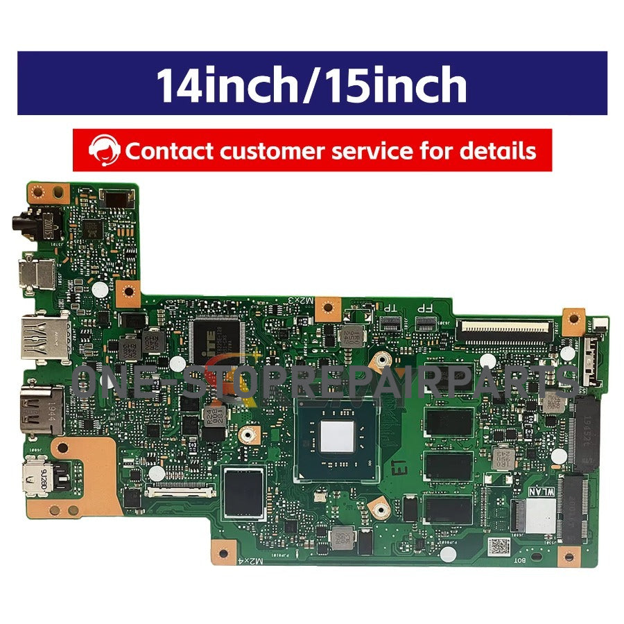 E410MA Laptop Motherboard For ASUS EeeBook E410MAB E410M E410MA Notebook Mainboard With Celeron CPU 100% Tests OK Fast Shipping ASUS laptop repair parts