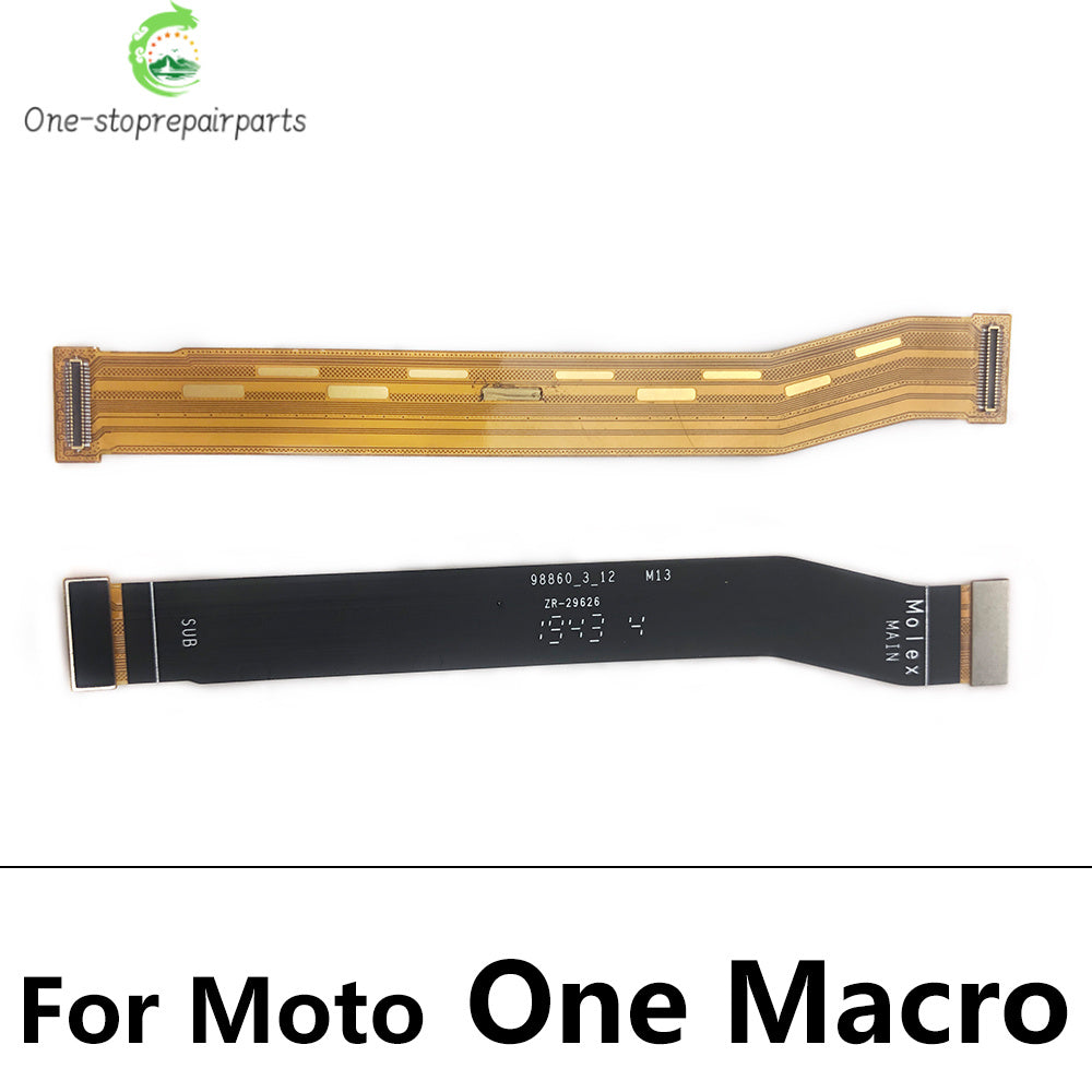 New Motherboard FPC Main Board Mainboard Connector Flex Cable For Motorola Moto One Fusion Plus Hyper Macro Vision Motorola phone repair parts