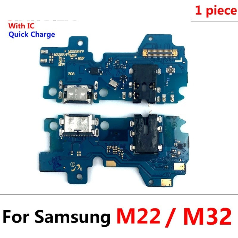 10Pcs USB Charger Charging Port Connector Flex Cable For Samsung M31 M31S M51 M10 M20 M30 M30s M21s M32 M52 M62 M13 M33 M53 5G Samsung phone repair parts