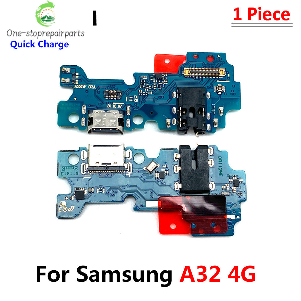10Pcs USB Charge Port Dock Connector Charging Board Flex Cable For Samsung A03 Core A02 A02s A03s A13 A12 A22 A32 A33 A53 4G 5G Samsung phone repair parts