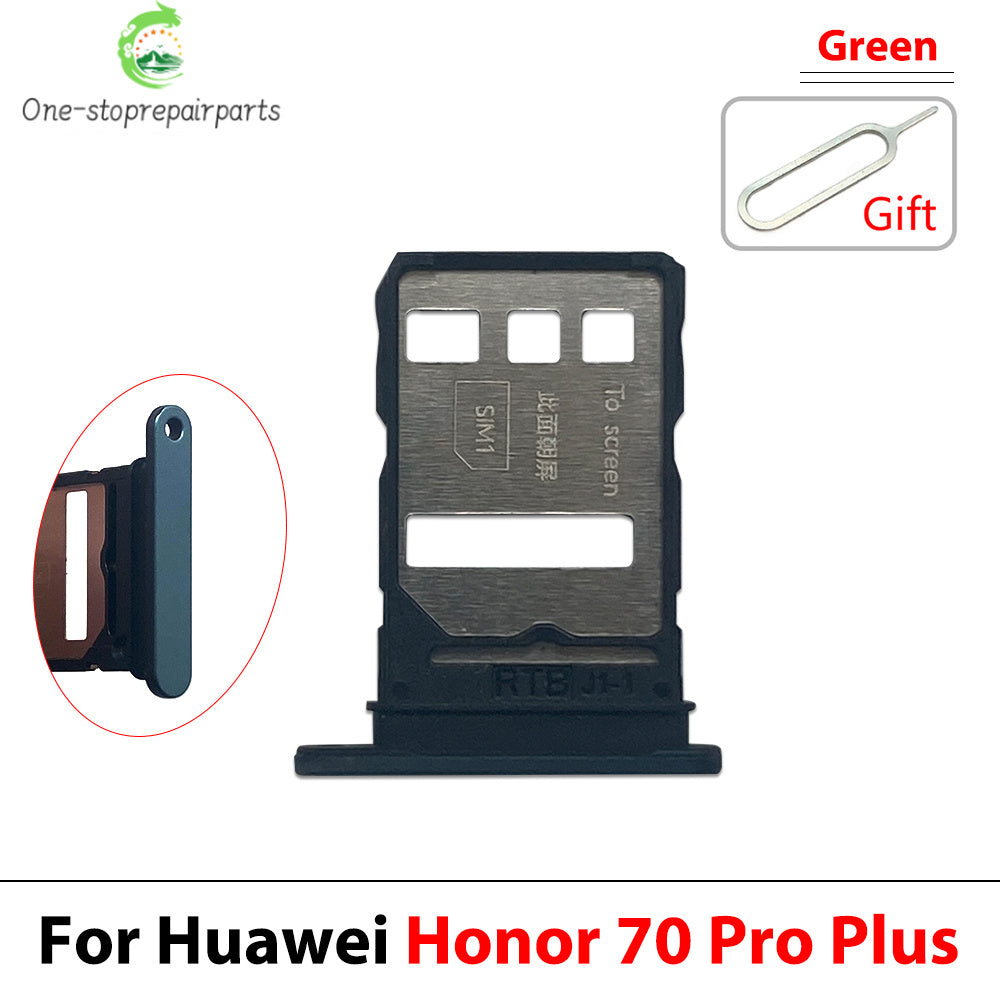 New For Huawei Honor 50 60 70 80 90 Pro Se Lite Plus 5G SIM Card Slot SD Card Tray Holder Adapter Huawei phone repair parts