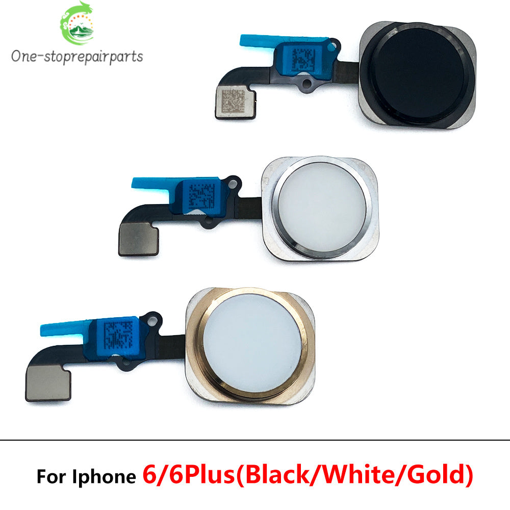 Home Button For iPhone 6 6P 6s Plus Menu HomeButton Key With Flex Cable Replacement Parts iPhone phone repair parts