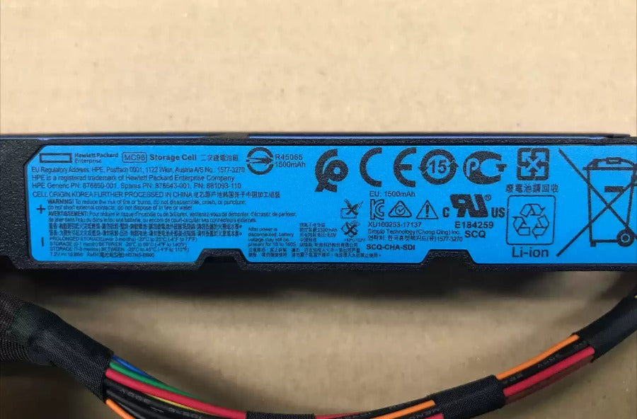 HPE Smart Storage Megacell Battery New 2026 HP 727258-B21 815983-001 P840 P440 HP 96W smart storage battery Server repair parts