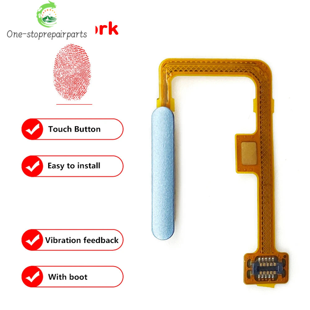 New For Xiaomi Mi 11 Mi11 Lite Fingerprint Sensor Home Return Key Menu Button Flex Ribbon Cable Black White Blue Green Xiaomi  Xiao mi phone repair parts