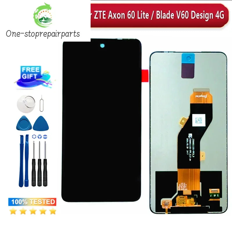 Original For ZTE Blade V60 Design 4G LCD Blade V60 Z2350 Display Screen Touch Panel Digitizer For ZTE Axon 60 Lite v60 vita LCD ZTE phone repair parts