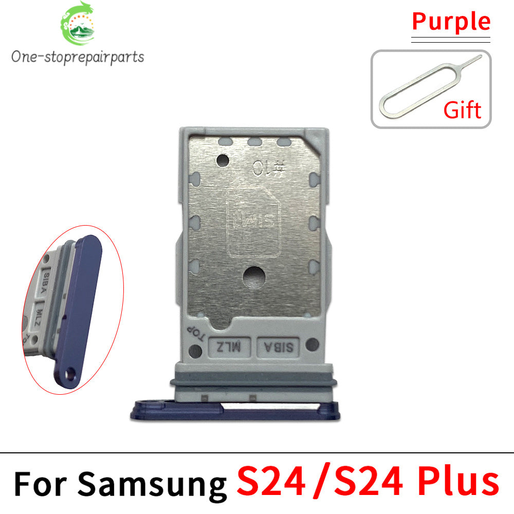 New For Samsung S23 S24 Plus Ultra 5G Dual SIM Card Slot SD Card Tray Holder Adapter