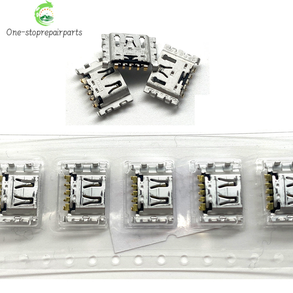 50Pcs, USB Connector Charging Charge Connector Port For OPPO Reno 5 6 7 8 Pro Realme C11 C12 C15 C20 C21 C35 C21Y 5 5i 5s Realme phone repair parts