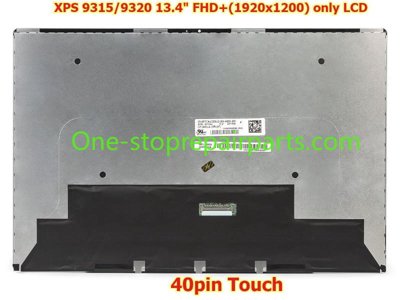 Lcd screen for DELL XPS13 9315 9320 2k FHD UHD 4K LQ134N1JW01 LQ134N1JY01/R1JY01 NVK9M ATNA34XK04-0 ATNA34XK01-0 0J87XJ 0W1CGX 0VNRJ0 0D6X6W display assembly touch non-touch