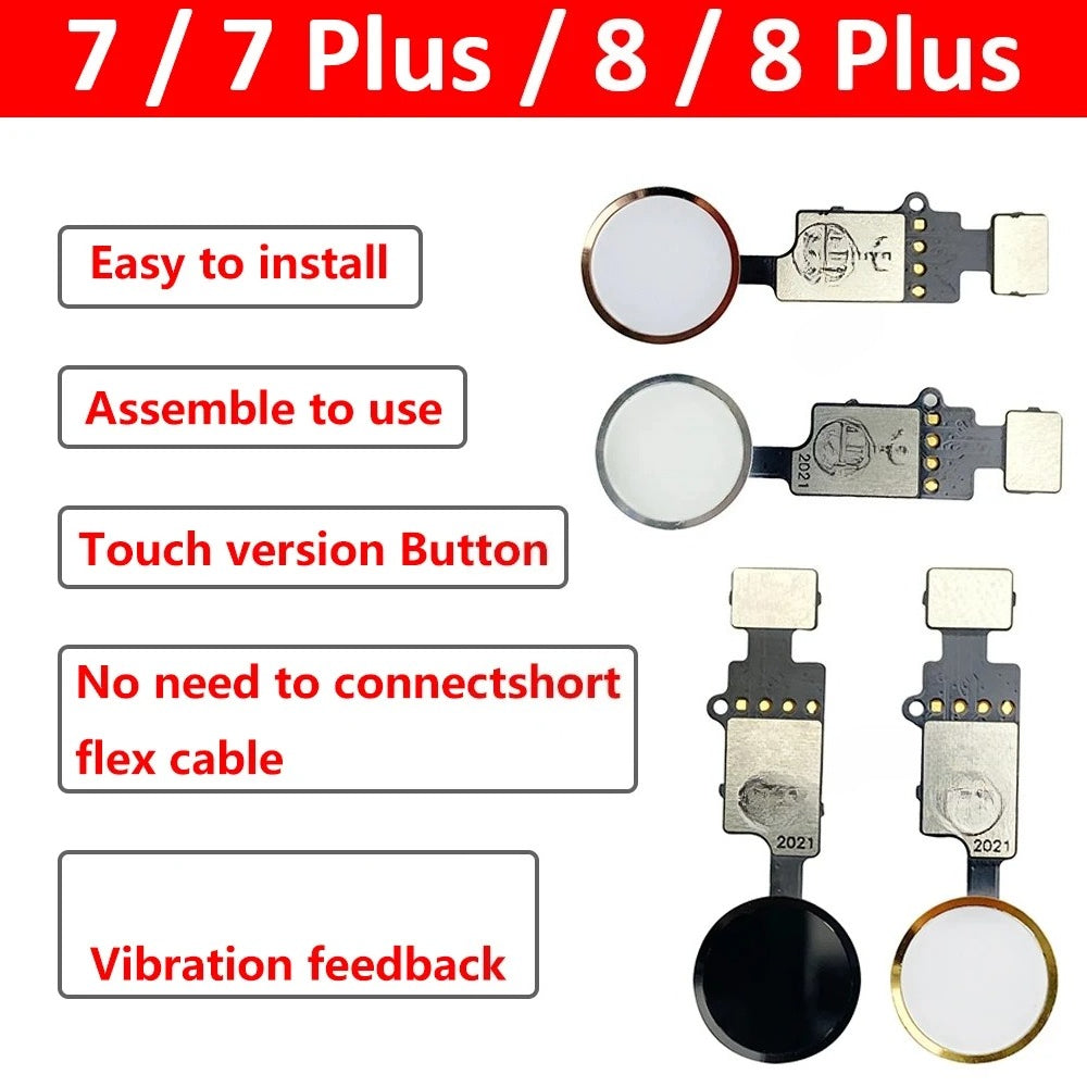 Touch Version Home Button Flex For iPhone 7 8 Plus SE YF Universal Back Return Function Solution iPhone phone repair parts