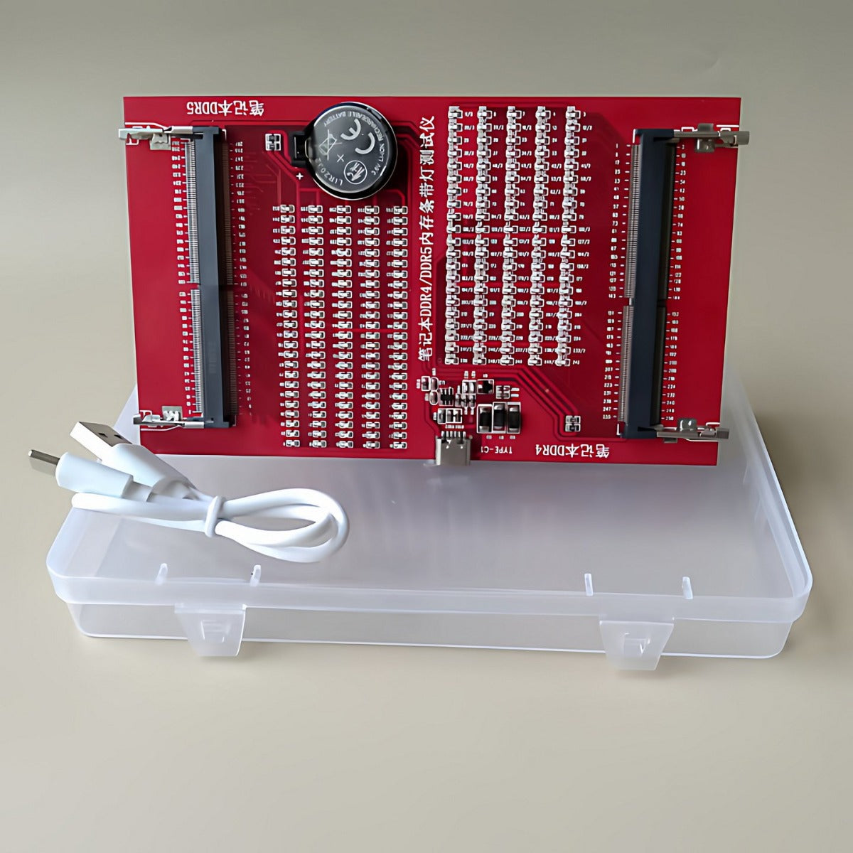 Desktop DDR3/4/5 Server, Memory Stick Tester Computer Detection Tools Troubleshooting USB Powered Laptop Computer PC repair tools