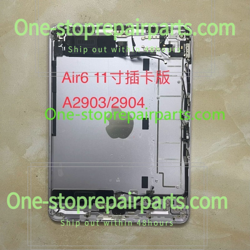Back housing cover with speaker home power key button parts assembly for iPad air 4 air 5 air 6 A2316 A2588 A2589 A2902 A2702 A2324 A2903 A2904 WiFi Cellular battery back cover iPad repair parts