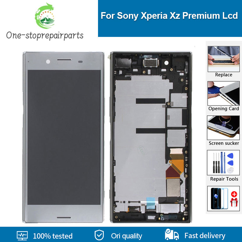 5.5" Original LCD display For SONY XPERIA XZ Premium LCD Screen With Touch Panel G8142 G8141 LCD Digitizer Assembly Replacement Sony phone repair parts