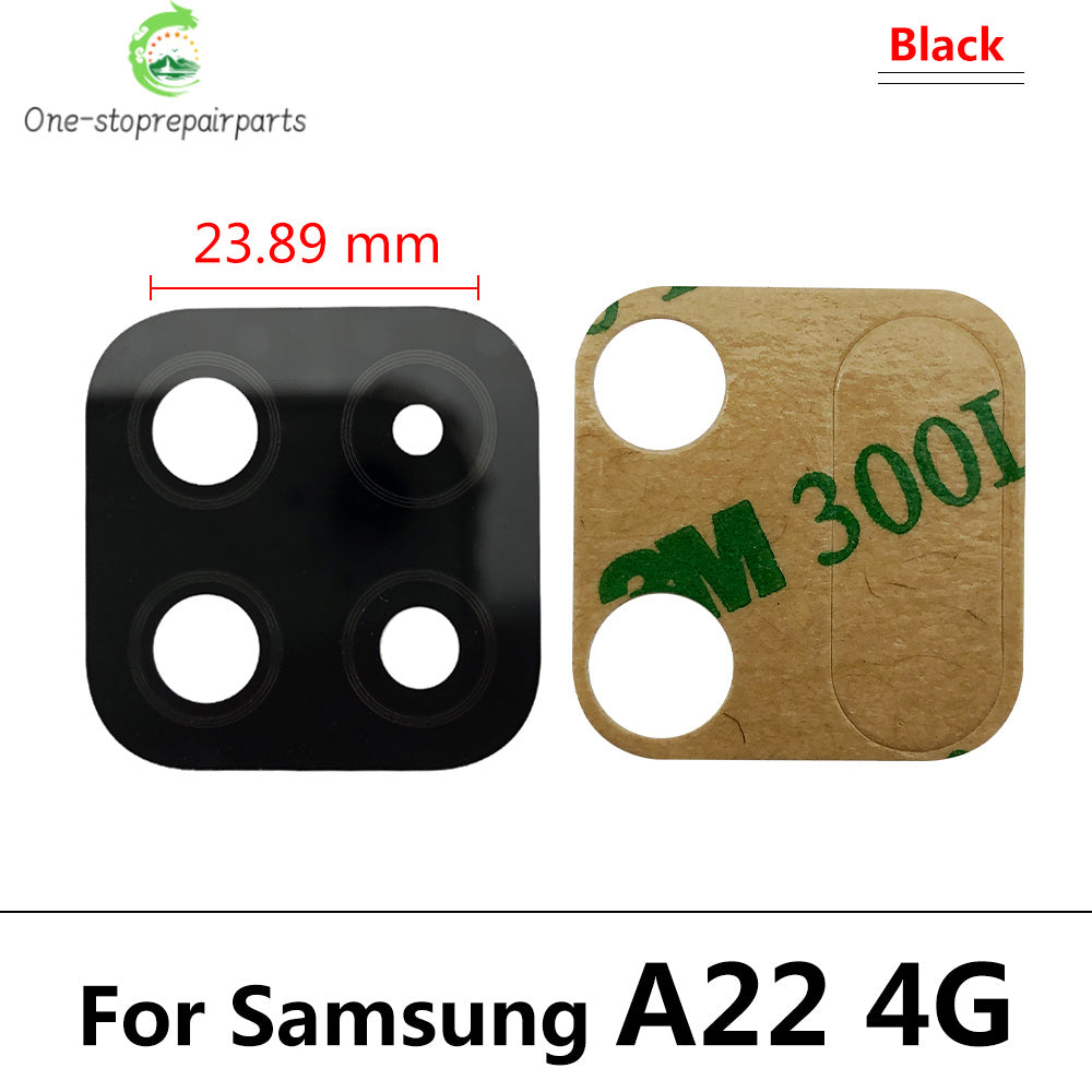 10Pcs, Back Rear Camera Glass Lens For Samsung A22 A32 A42 A52 A72 A33 A53 A73 4G 5G  With Adhesive