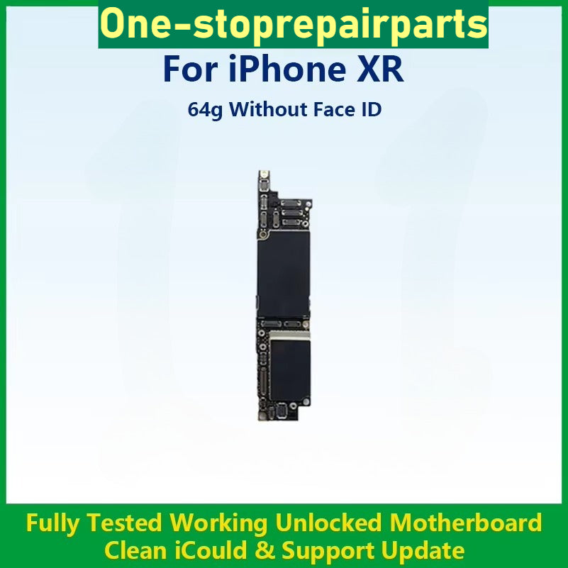 Fully Tested 100%Working Mainboard For iPhone XS Max Cleaned iCloud And Unlocked For XR Motherboard No Repair Support Update iPhone phone repair parts