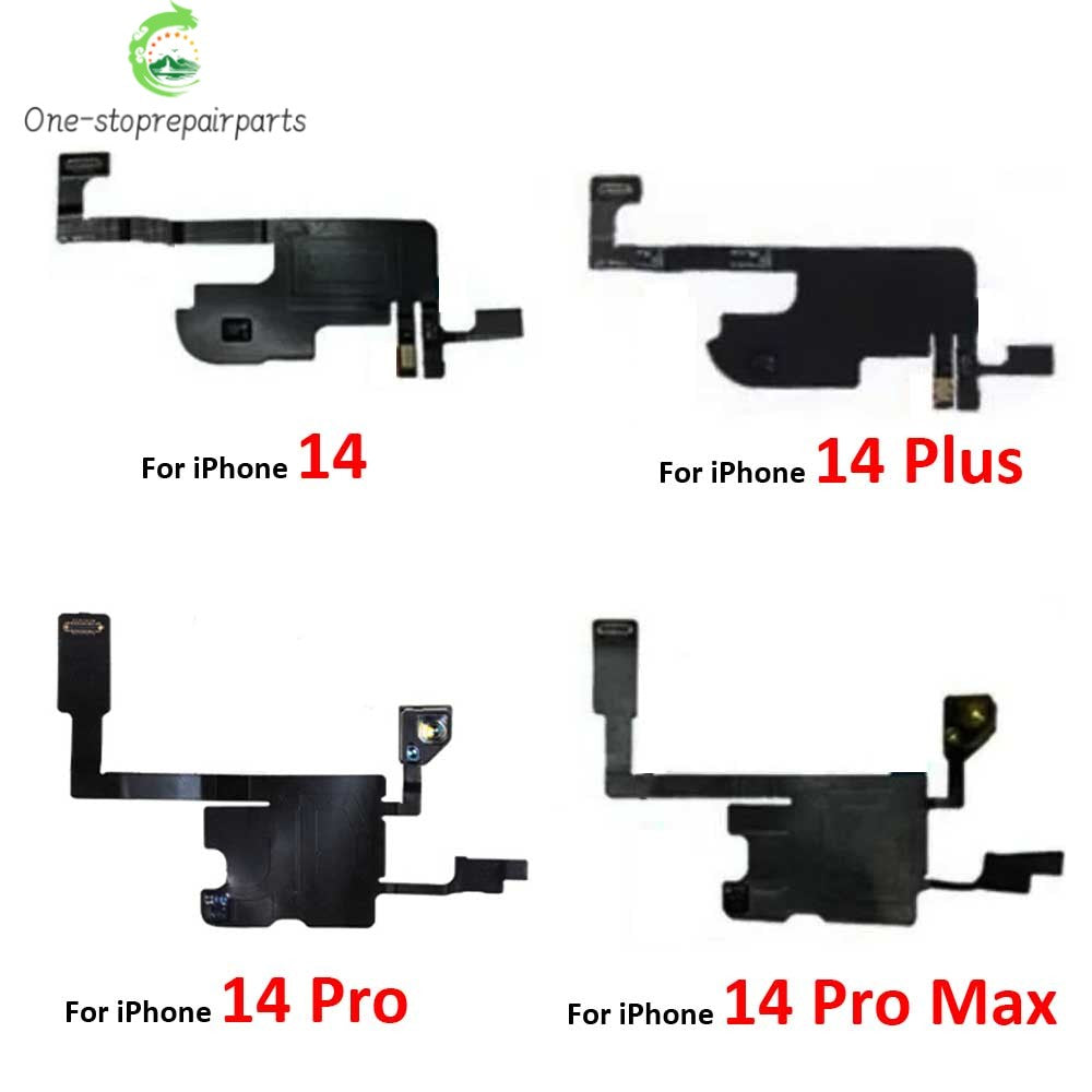 New Front Ear Earpiece Speaker Proximity Light Sensor Flex Ribbon Cable For IPhone 13 14 15 Pro Max Plus Mini iPhone phone repair parts