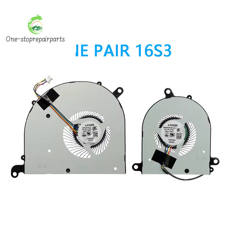 NEW ORIGINAL Laptop CPU GPU Cooling Fan For MSI Modern PS63 8RC 8M MS-16S1 16S3 MSI laptop repair parts