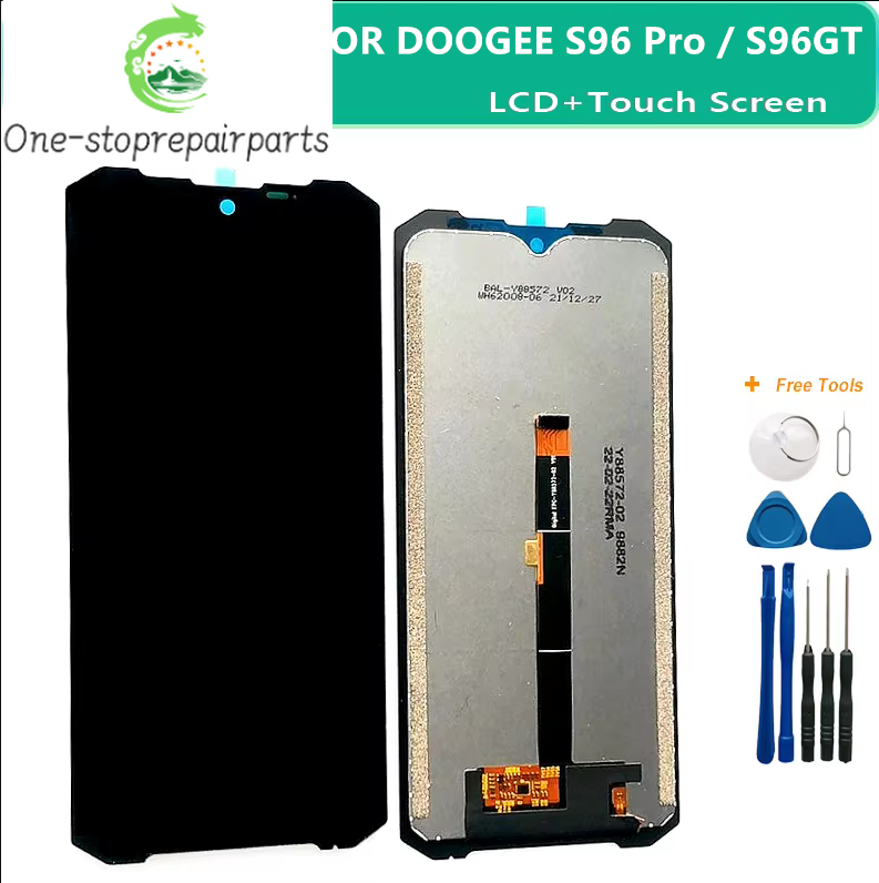 Original New For Doogee S96 Pro GT LCD Display Replacement LCD Screen and Digitizer Full Assembly for S96 Pro Cell Phone Repair Doogee phone repair parts
