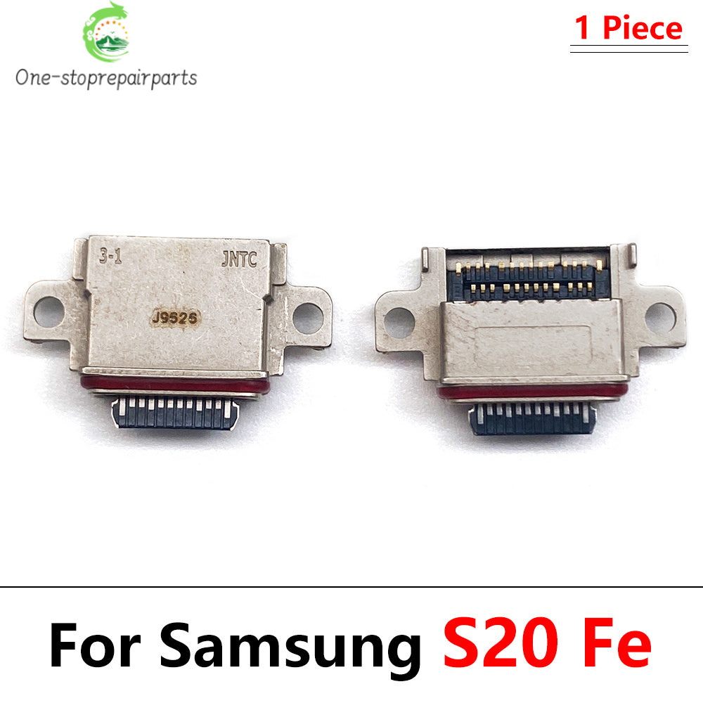 2Pcs, USB Connector Charging Port Jack Plug For Samsung S20 S10 S21 S22 S23 S24 S25 Plus Ultra S10e Samsung phone repair parts