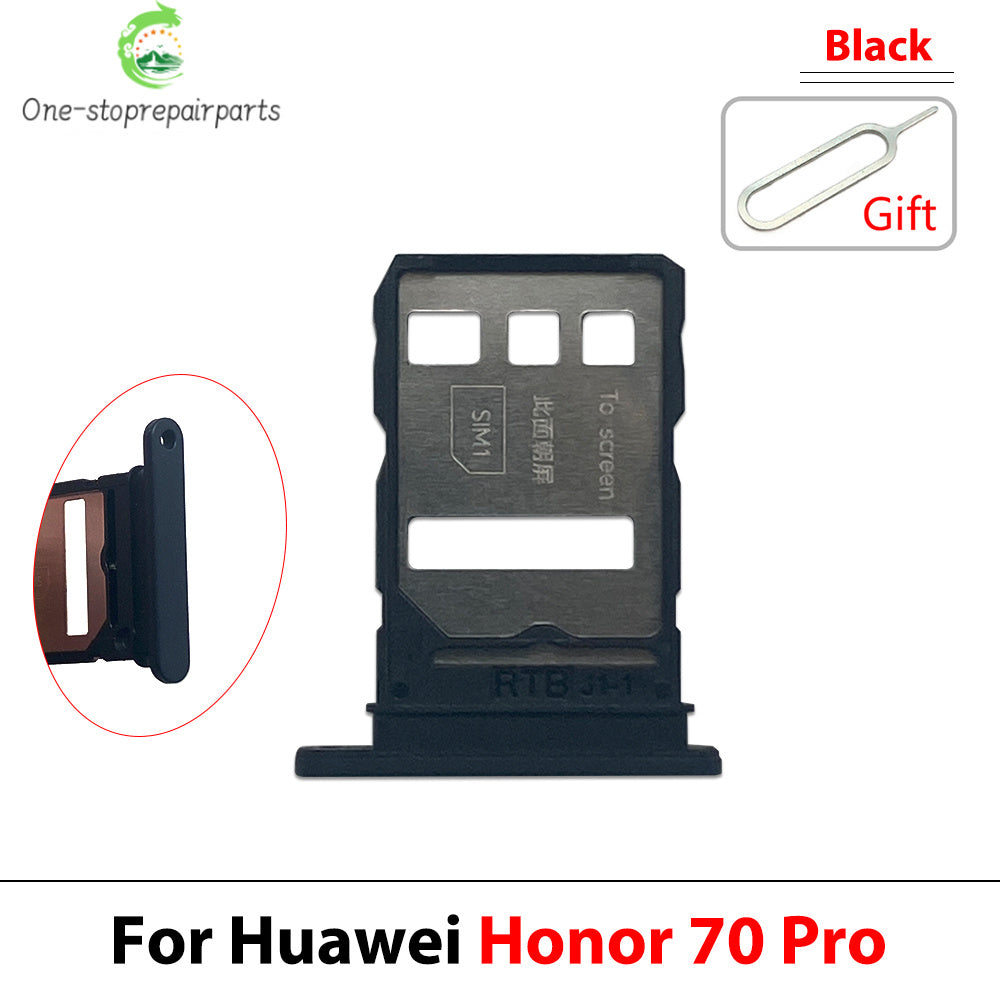 New For Huawei Honor 50 60 70 80 90 Pro Se Lite Plus 5G SIM Card Slot SD Card Tray Holder Adapter Huawei phone repair parts