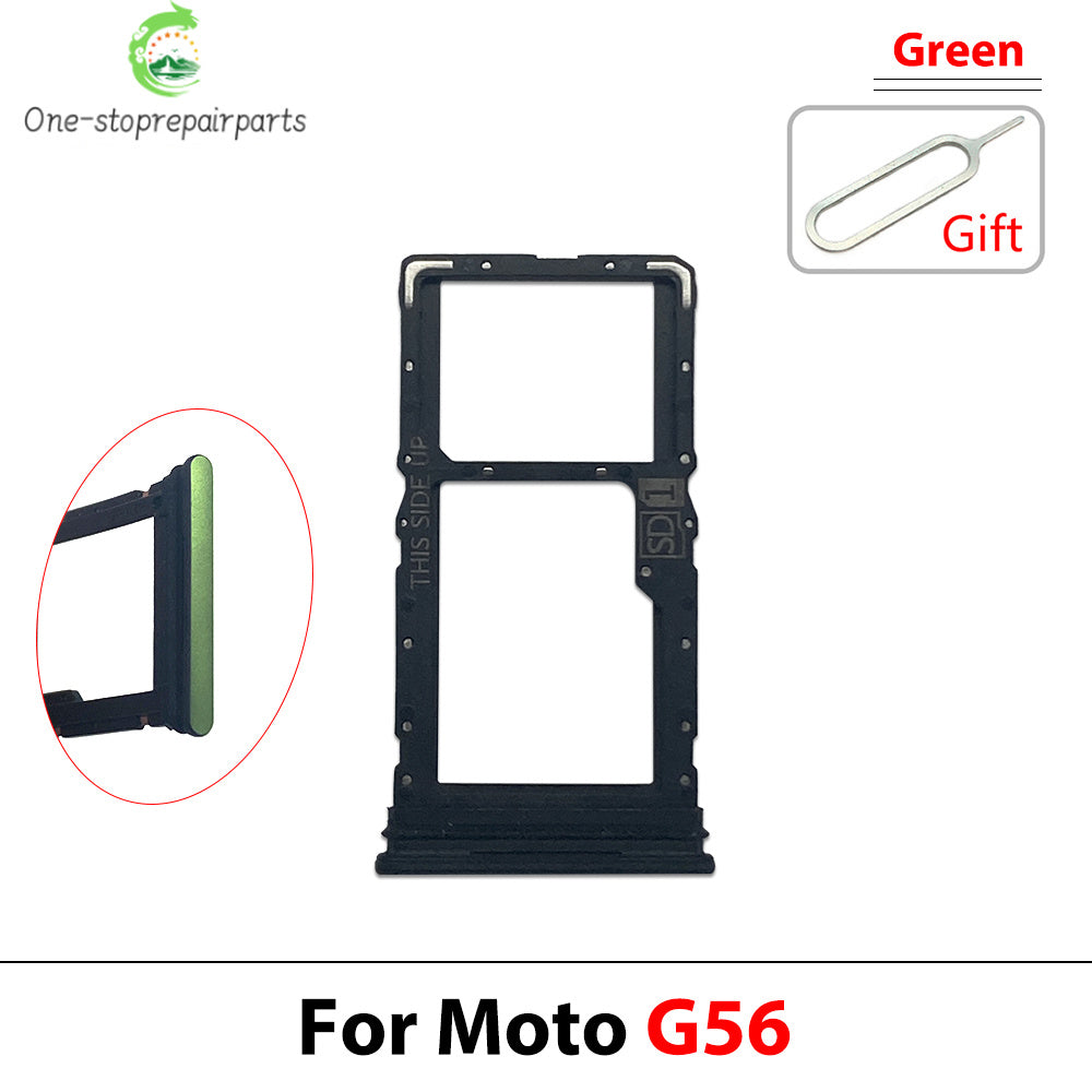 New For Motorola Moto G05 G15 G25 G75 G85 G56 G96 SIM Card Tray Slot Holder Adapter Accessories Motorola phone repair parts