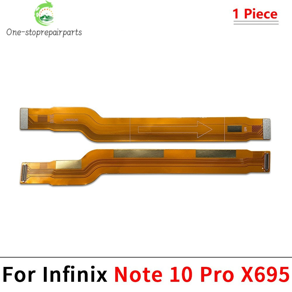 10Pcs, Main Board Motherboard Connector Board Flex Cable For infinix Note 10 11 12 30 30i 40 Pro G96 VIP 4G 5G X693 X663 X697  infinix phone repair parts