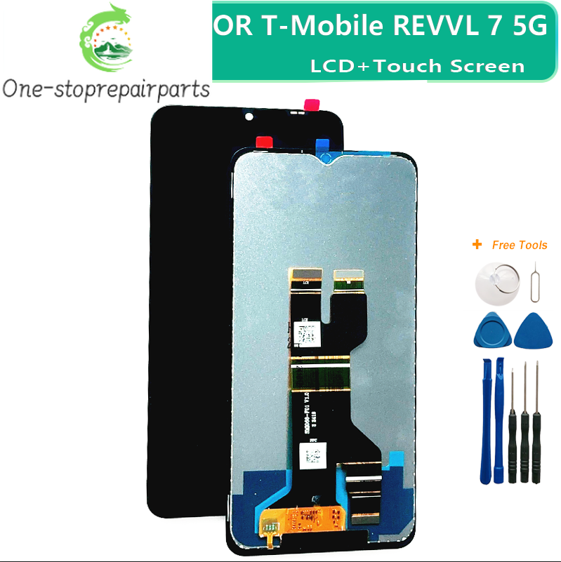 6.58 Inch T-Mobile Revvl 7 5G LCD Display+Touch Screen Digitizer Assembly 100% Original LCD+Touch Digitizer for TMRV075G Other Brand Phone repair parts