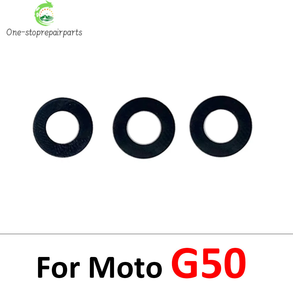 10Pcs, Camera Lens Back Rear Camera Glass Lens with Sticker For Moto G10 G20 G30 G50 G60 G60s G31 G41 G51 G71 G100 G200 5G G04s Motorola phone repair parts