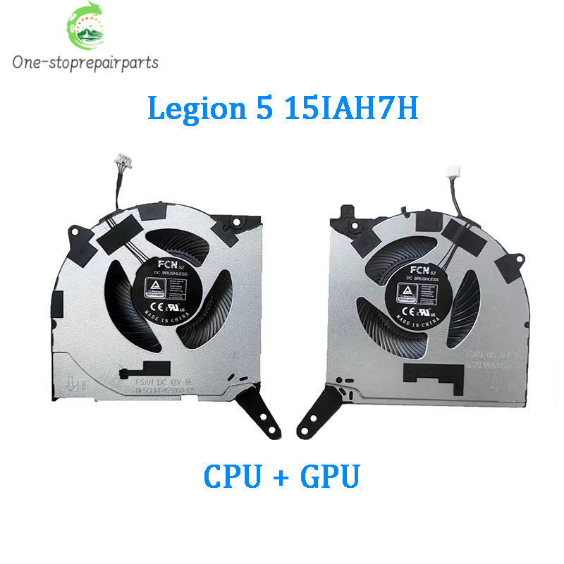 New Original LAPTOP CPU GPU Cooling Fan FOR LENOVO Legion 5 15IAH7H 15ARH7H 82RD0 RB0 LENOVO laptop repair parts