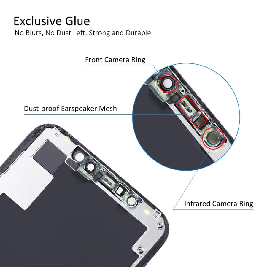 AAA+ OLED For iPhone X XR XS Max LCD Display 11 Pro Max 12 Pro 13mini Digitzer Assembly For iPhone 13 Pro Max LCD Touch Screen iPhone phone repair parts