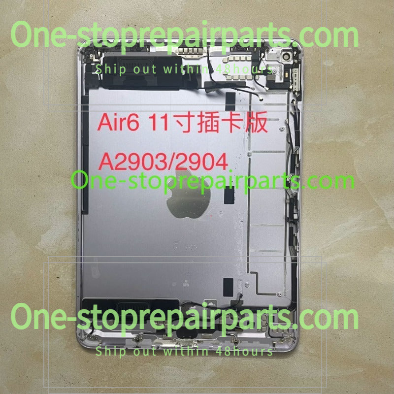 Back housing cover with speaker home power key button parts assembly for iPad air 4 air 5 air 6 A2316 A2588 A2589 A2902 A2702 A2324 A2903 A2904 WiFi Cellular battery back cover iPad repair parts