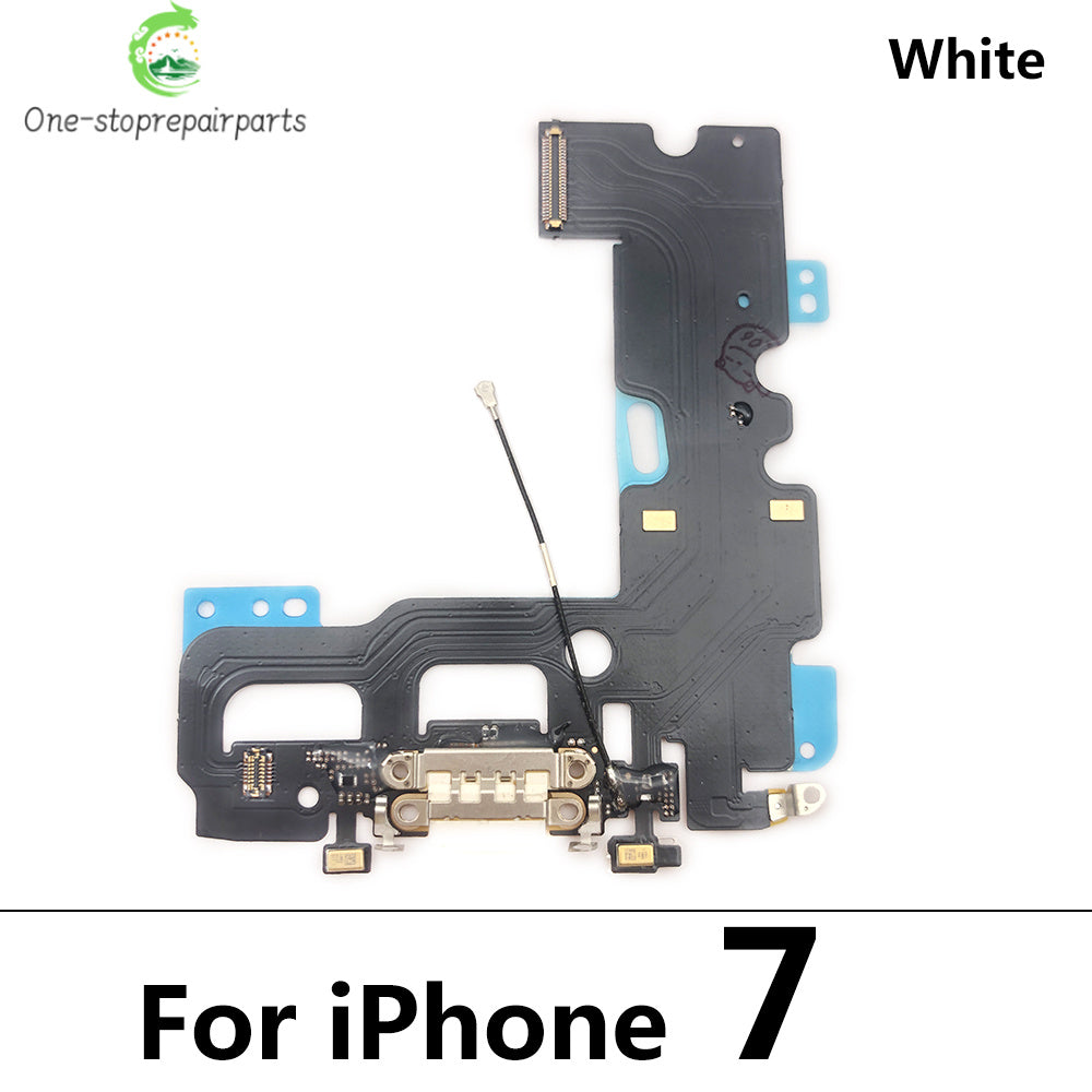 10Pcs/Lot, USB Charging Port Mic Microphone Dock Connector Board Flex Cable For iPhone 6 6G 6S 7 7G 8 8G Plus Repair Parts iPhone phone repair parts