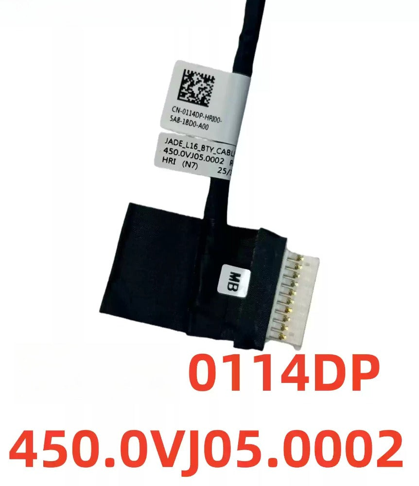 Battery cable For DELL PRO 16 PC16250 114DP 0114DP JADE 16 BTY CABLE 450.0VJ05.0011 Dell laptop repair parts